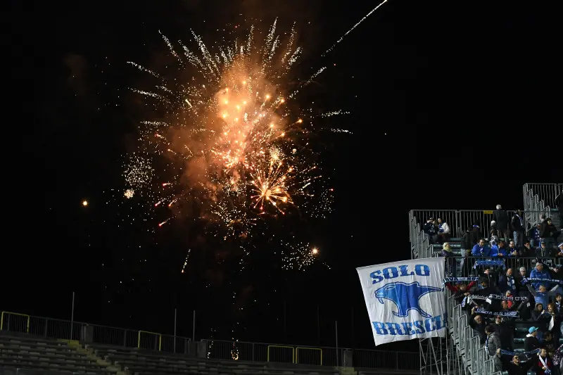 Fuochi d'artificio al Rigamonti - Foto Reporter Zanardelli © www.giornaledibrescia.it