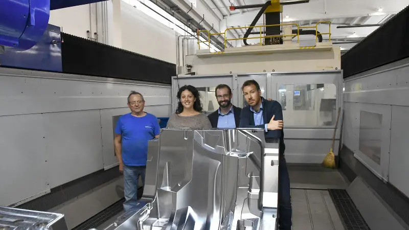 La visita nell'azienda Cropelli di Palazzolo sull'Oglio