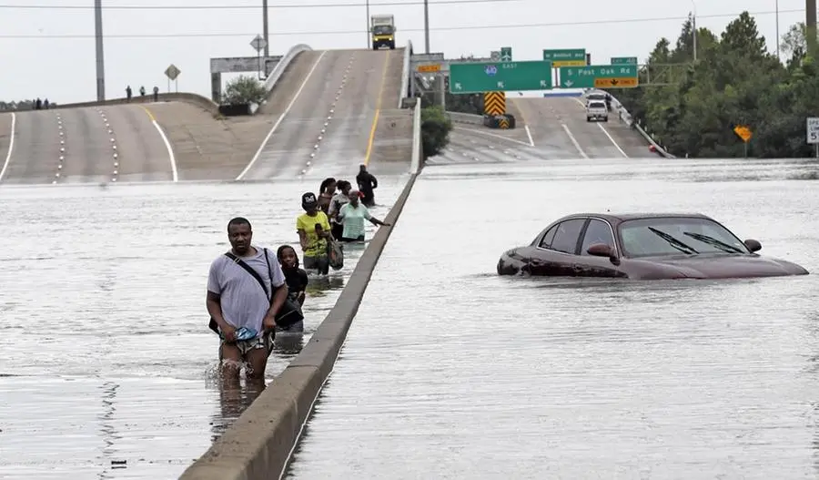 Il disastro causato dall'uragano Harvey