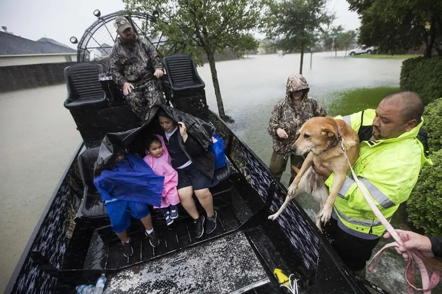 Il disastro causato dall'uragano Harvey