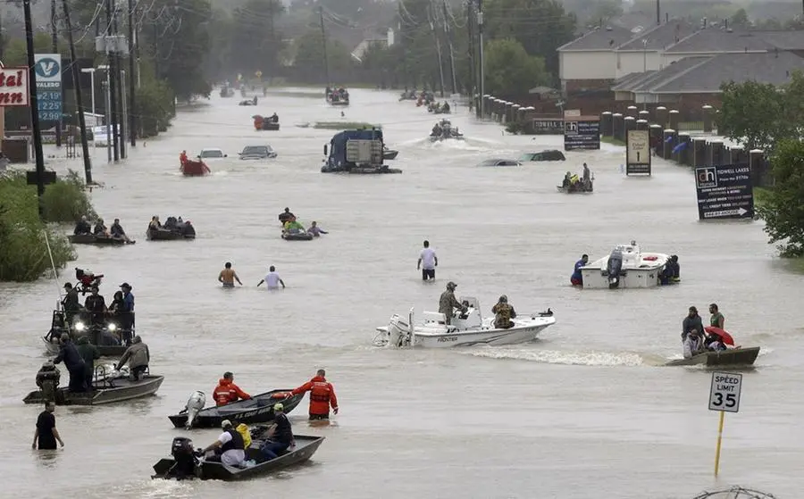 Il disastro causato dall'uragano Harvey