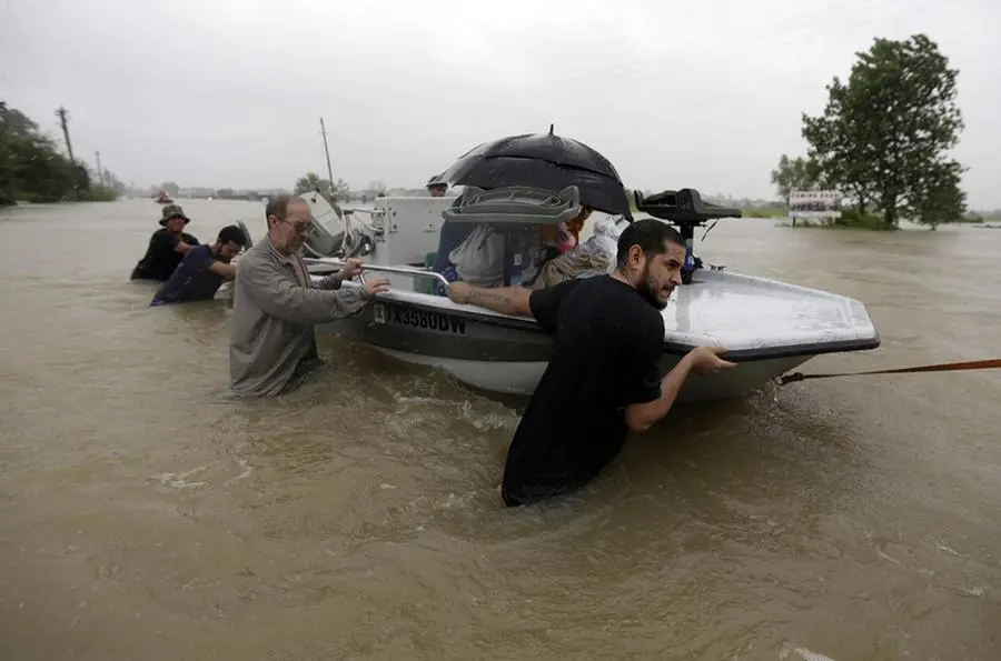 Il disastro causato dall'uragano Harvey