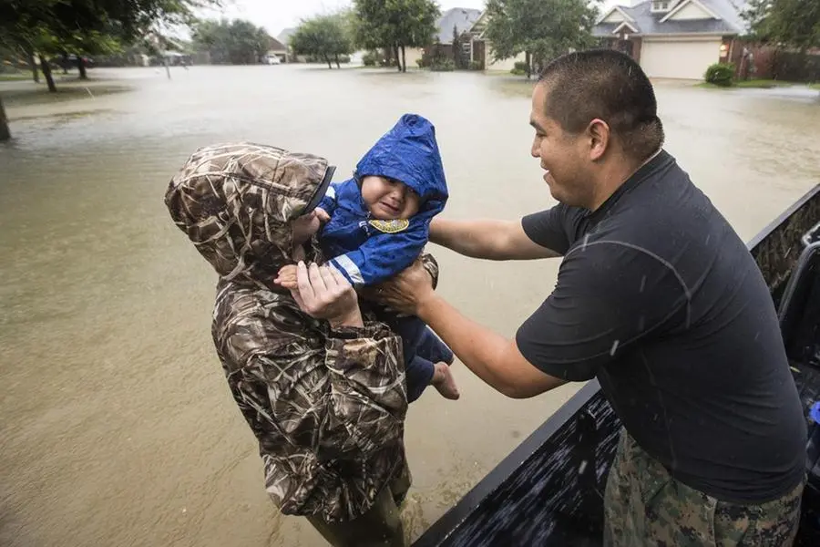 Il disastro causato dall'uragano Harvey