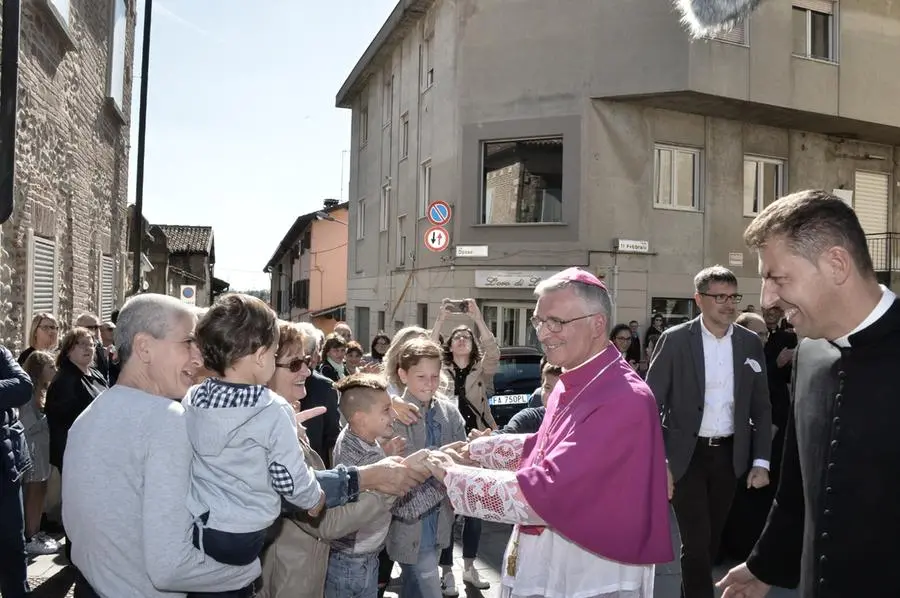 Monsignor Tremolada è arrivato a Brescia: prima tappa a Urago d'Ogllio