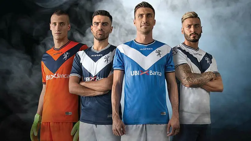 Ecco le nuove maglie del Brescia Calcio