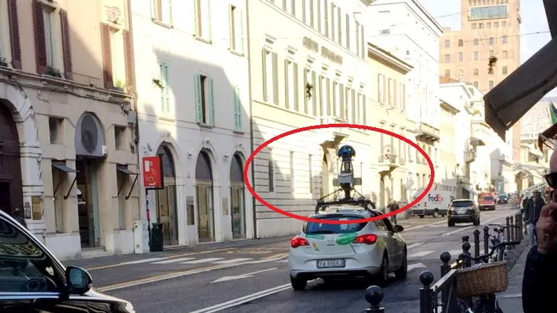 Riprese in via Gramsci