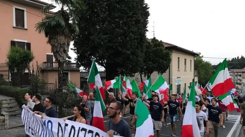 La manifestazione a Bedizzole