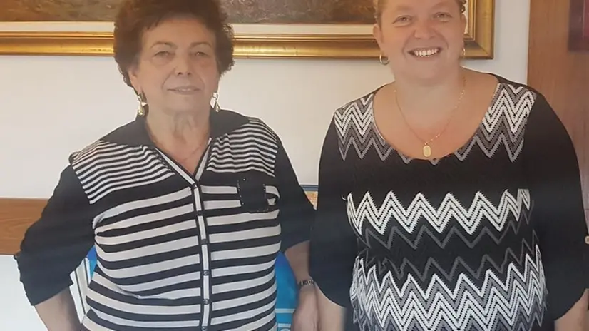Sorridenti. La mamma Giacinta «Cinzia» e la figlia Renata