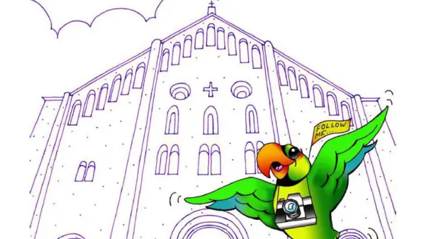 Due delle tavole illustrate firmate da Davide Castelvedere