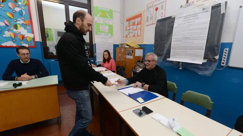 Elettori ai seggi