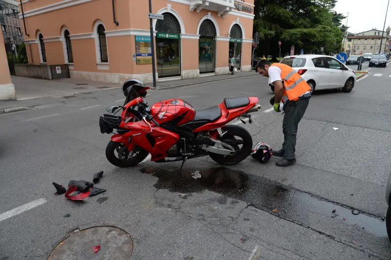L'incidente in via Milano