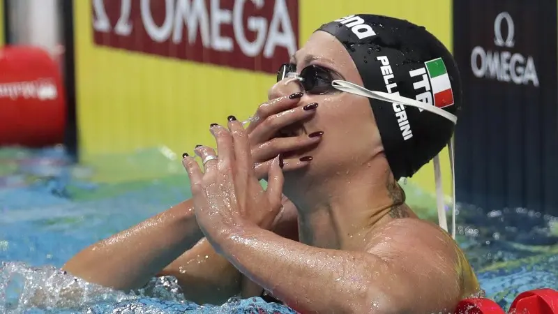 Federica Pellegrini a Budapest - Foto Ansa/Ap Michael Sohn