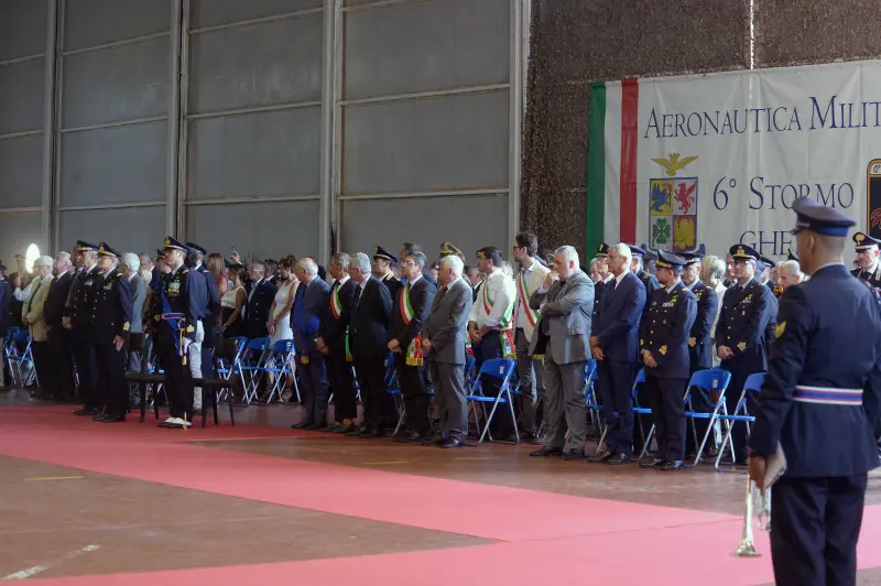 Aerobase di Ghedi, la cerimonia del cambio di comando