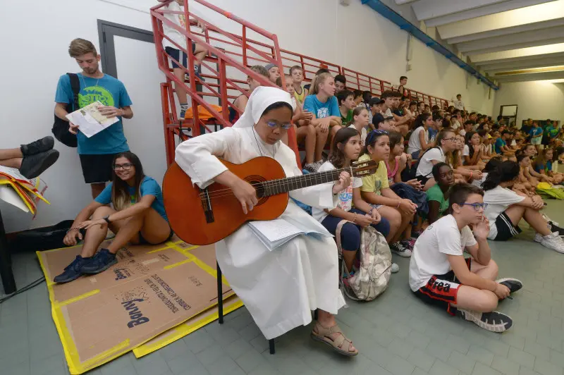 I ragazzi del grest di Montichiari