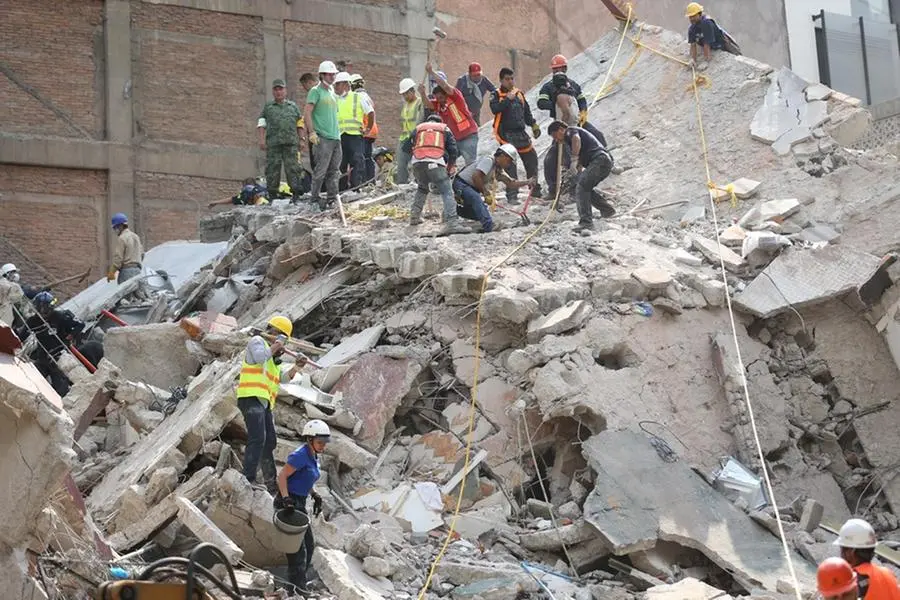 I danni provocati dal sisma in Messico