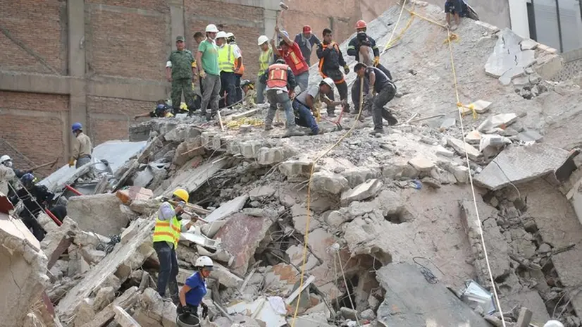 I danni provocati dal sisma in Messico