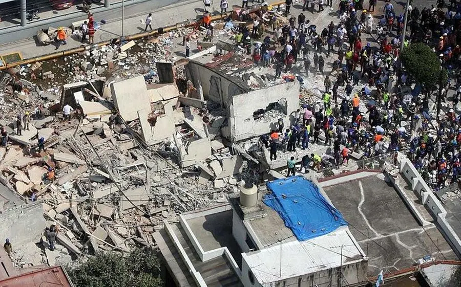 I danni provocati dal sisma in Messico