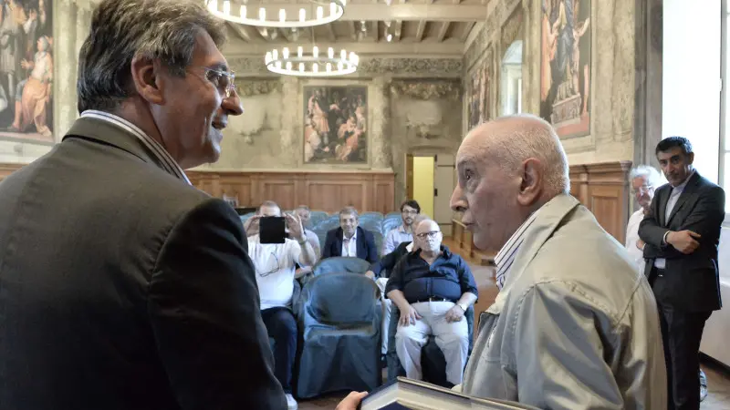 La premiazione in Loggia