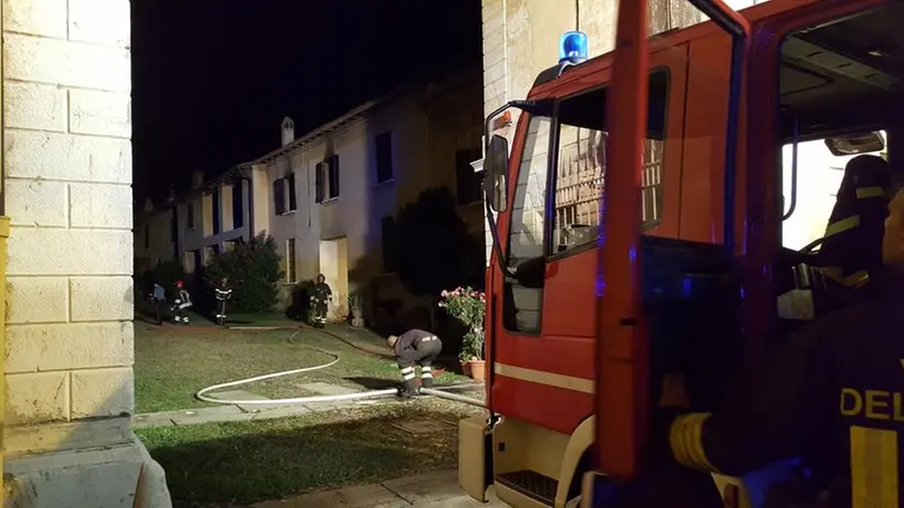 Incendio a Cellatica