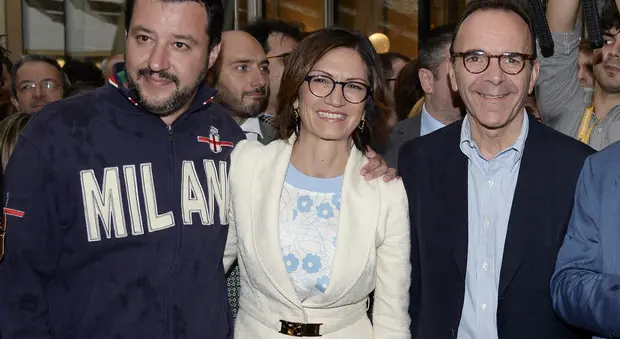 Matteo Salvini e Mariastella Gelmini