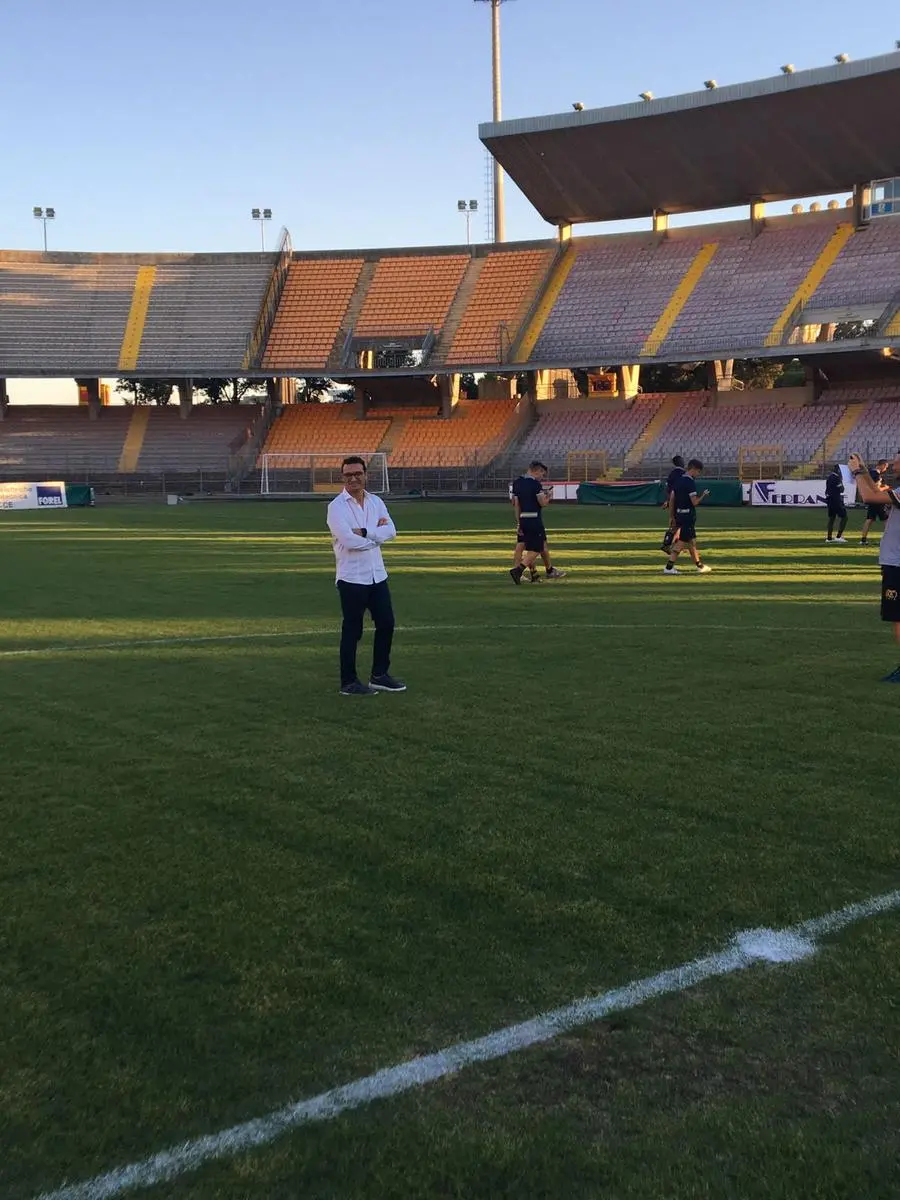 I giocatori del Ciliverghe al Via del Mare