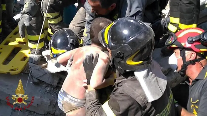 I soccorsi dei Vigili del Fuoco