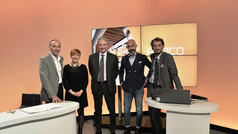 Gli ospiti della trasmissione Messi a Fuoco © www.giornaledibrescia.it