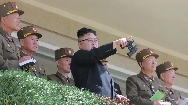 Il leader nordcoreano Kim Jong-un - Foto Korean Central News Agency/Korea News Service via AP/Ansa