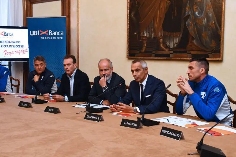 La presentazione del Brescia Calcio