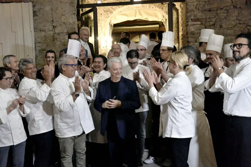 Al Carlo Magno il compleanno di Iginio Massari: le foto