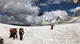 Alcune immagini della ricerca degli uomini del Soccorso alpino