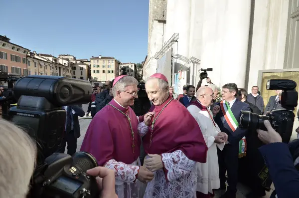 La giornata del nuovo vescovo di Brescia