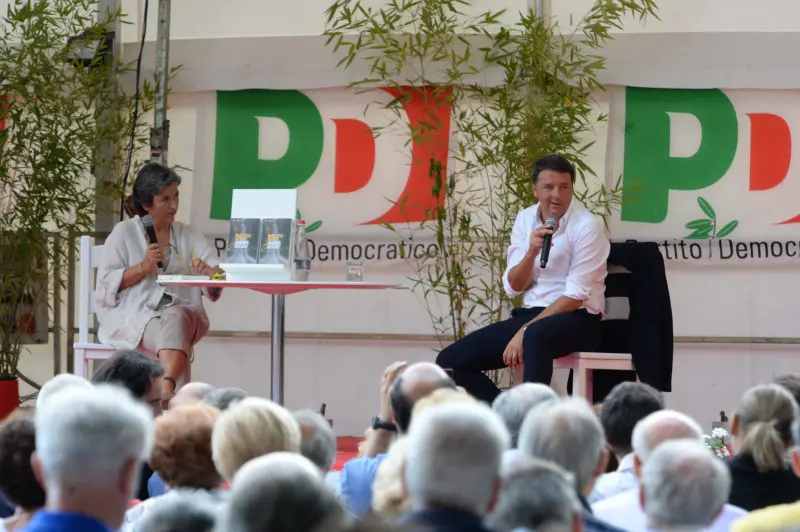 Renzi alla festa dell'Unità di Botticino