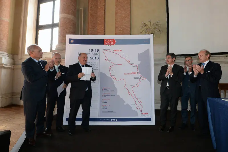 Mille miglia 2018, la presentazione