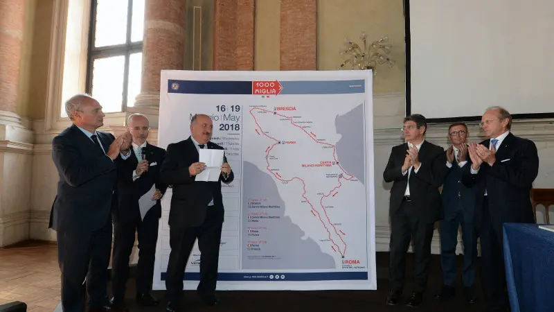 Mille miglia 2018, la presentazione