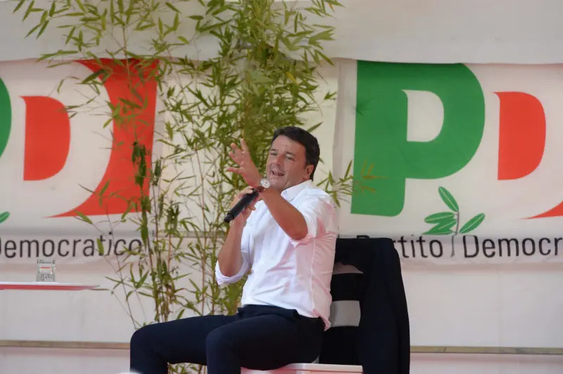 Renzi alla festa dell'Unità di Botticino