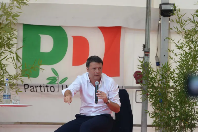 Renzi alla festa dell'Unità di Botticino