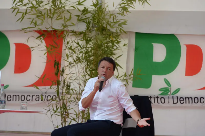 Renzi alla festa dell'Unità di Botticino