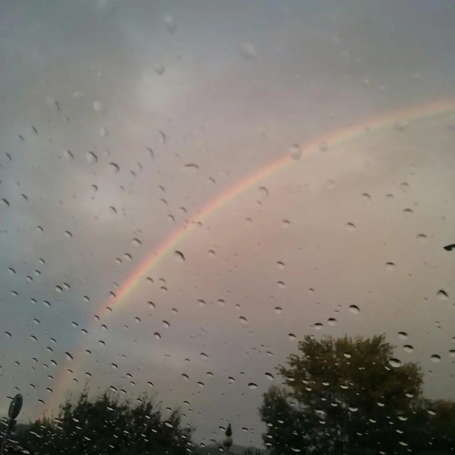 L'arcobaleno dopo il temporale