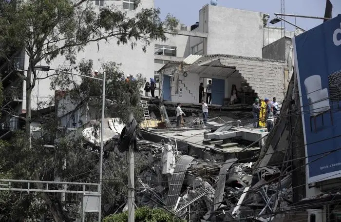 Le immagini dal terremoto del Messico