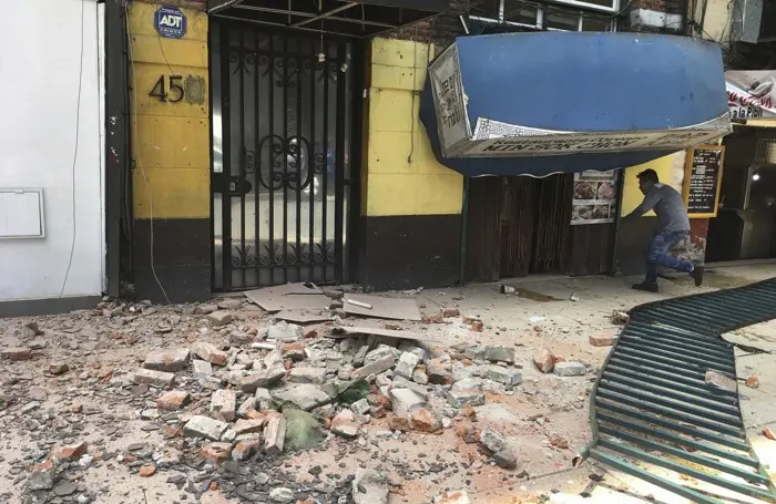 Le immagini dal terremoto del Messico