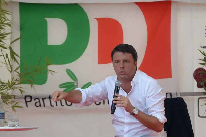 Renzi alla festa dell'Unità di Botticino