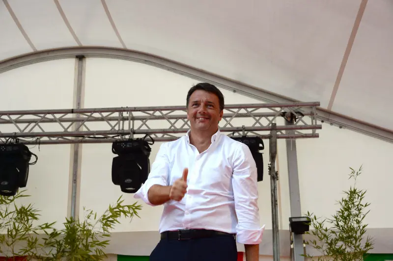 Renzi alla festa dell'Unità di Botticino