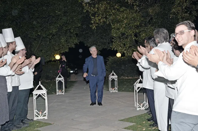 Al Carlo Magno il compleanno di Iginio Massari: le foto