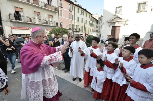 La giornata del nuovo vescovo di Brescia