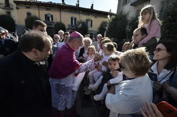 La giornata del nuovo vescovo di Brescia