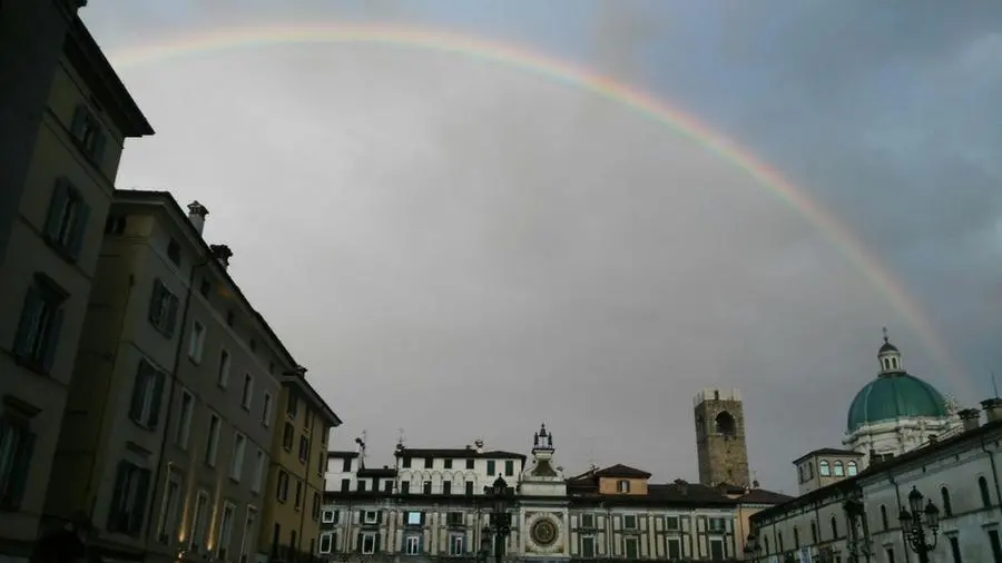 L'arcobaleno dopo il temporale