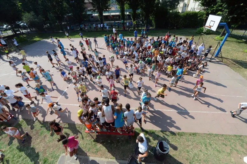 I ragazzi del grest di Montichiari