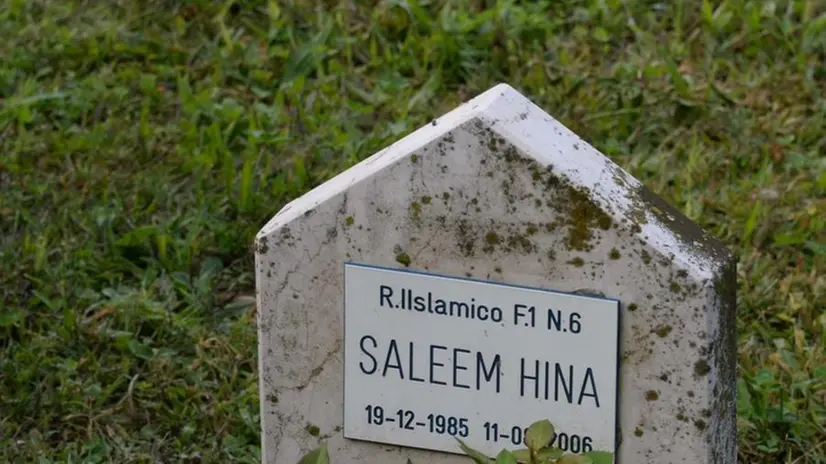 Al Vantiniano. La tomba di Hina Saleem nel riquadro islamico