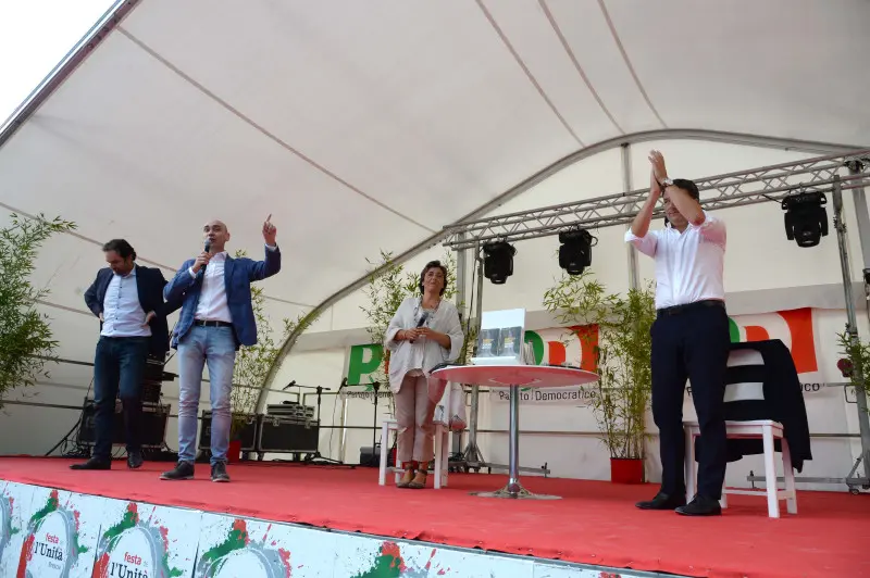 Renzi alla festa dell'Unità di Botticino